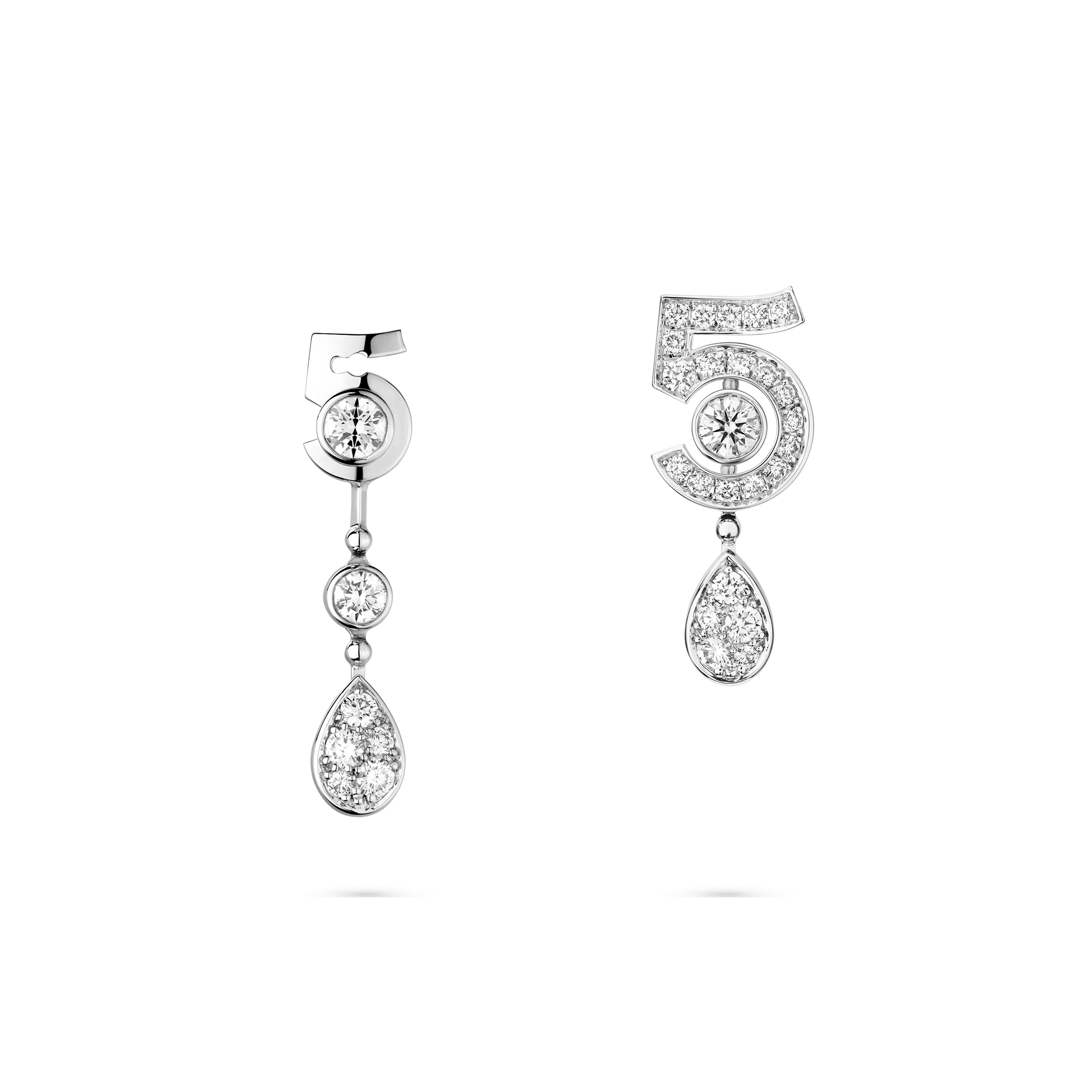 CHANEL ETERNAL N°5 TRANSFORMABLE EARRINGS J11992